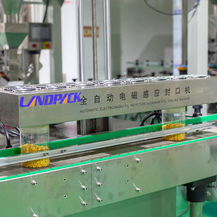Automatic Cannabis Flower Bottles Weighing Filling Capping and Labeling Lines