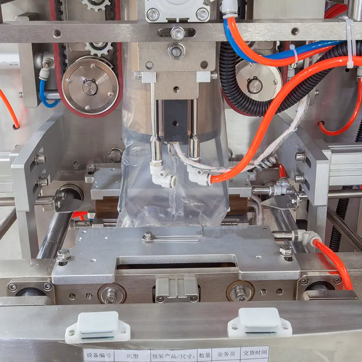 Automatic Detergent Washing Powder Vertical Gusset Bag Filling and Packing Machine with 4-Head Linear Weigher