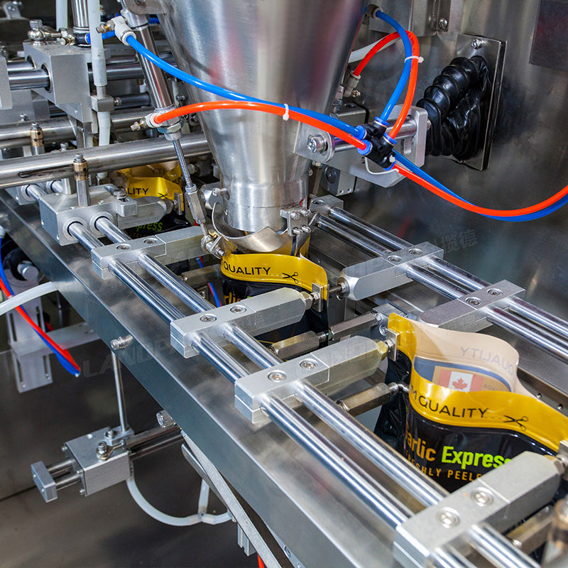 Automatic Garlic / Frozen Food Premade Bag Packaging Machine