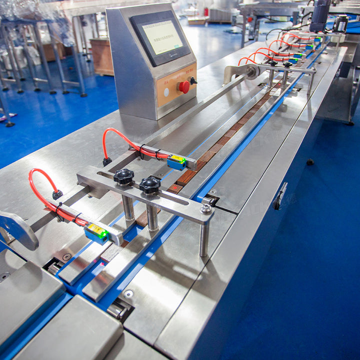 Automatic Biscuit Feeding Packing Line | Chocolate Bar Cookie Packaging System