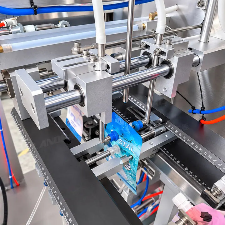 Automatic Salt Filling Machine for Premade Spout Pouches with Linear Weigher