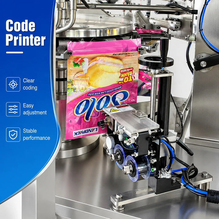 Fully Automatic Rotary Premade Pouch Packaging Packing Machine