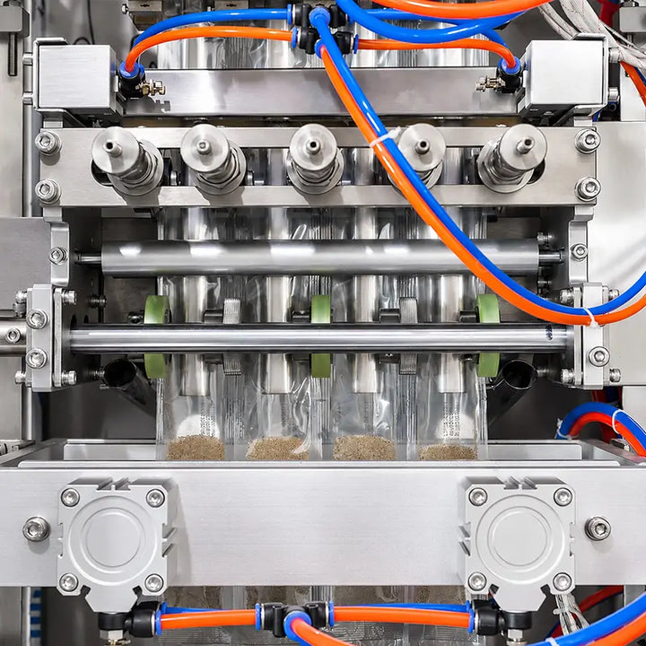 Automatic Multi Lane Mixed Spice Granule and Powder Sachet Filling and Sealing Machine