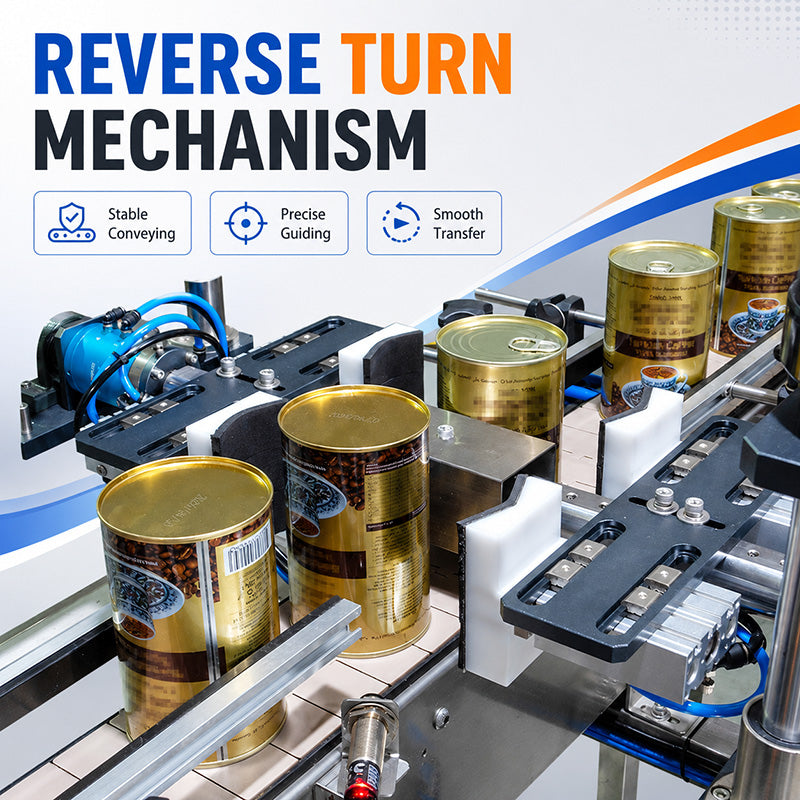 Automatic Matcha Powder Rotary Can Filling Seaming Line Machine