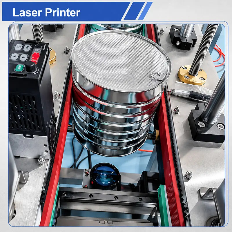 Automatic Protein Powder Can Filling Line with Vacuum Nitrogen Seaming and Laser Coding
