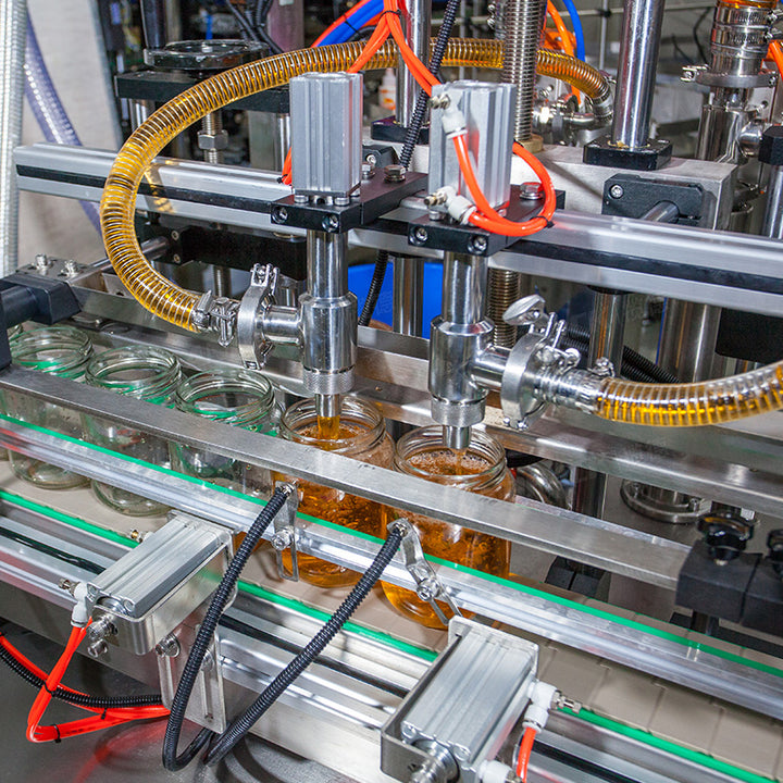 Jar Packaging Machine Jam Filling Machine | Automatic Bottles Cans Jars Liquid Filling Machi ...