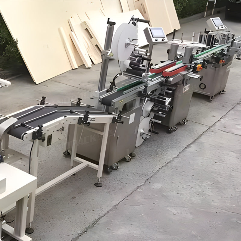 Automatic Snus Cans Filling Capping Labeling Machine Line With Shrink Machine