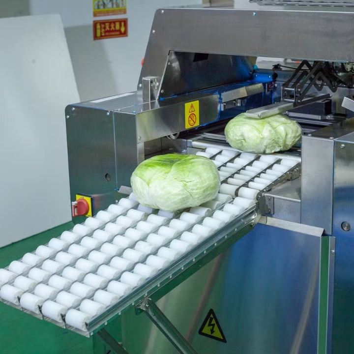 Automatic Iceberg Lettuce Packing Machine – High-Speed Vegetable & Fruit Cling Film Wrapper