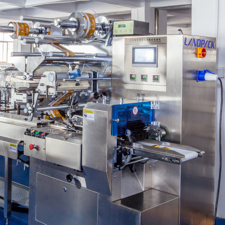 Automatic Biscuit Feeding Packing Line | Chocolate Bar Cookie Packaging System
