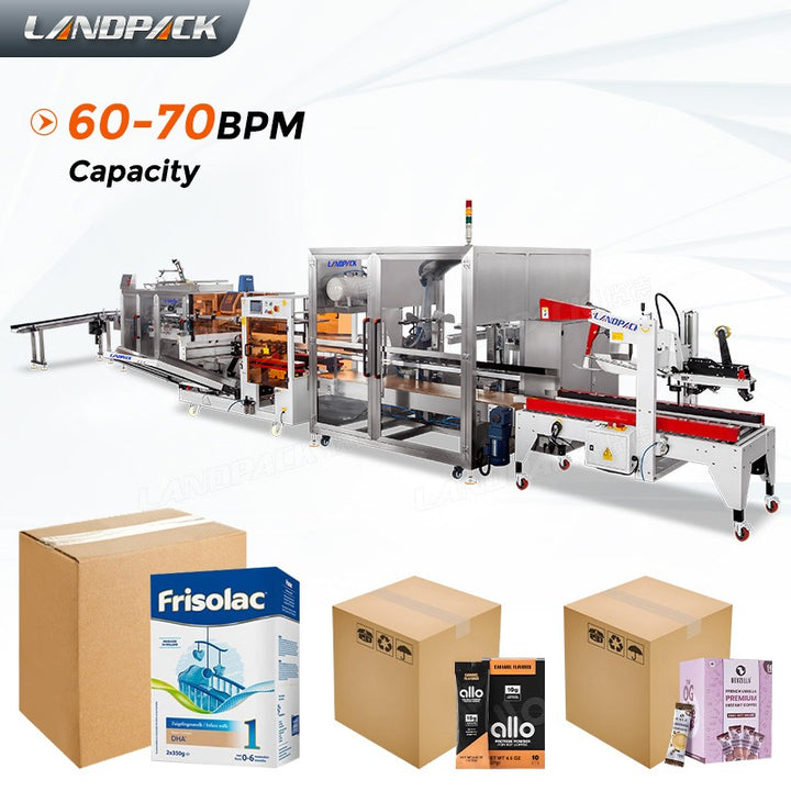 Full Automatic Pouch Boxing Cartoning Packing System