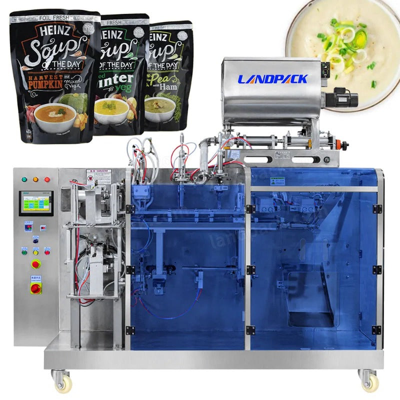 Automatic Horizontal Curry Masala Sauce Retort Pouch Doypack Packing Machine