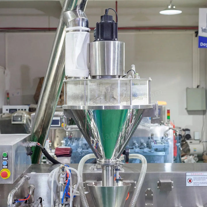 Horizontal Automatic M Shape Pouch Doypack Powder Packing Machine