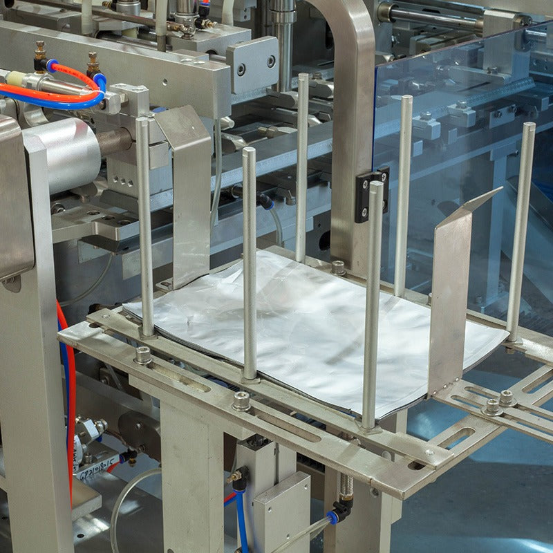 Automatic Sauce Paste Horizontal Premade Pouch Doypack Machine With Storage Hopper