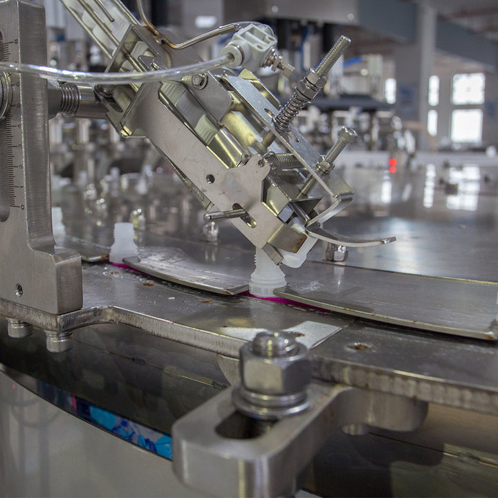 Automatic Liquid Detergent Spout Pouch Filling and Capping Machine