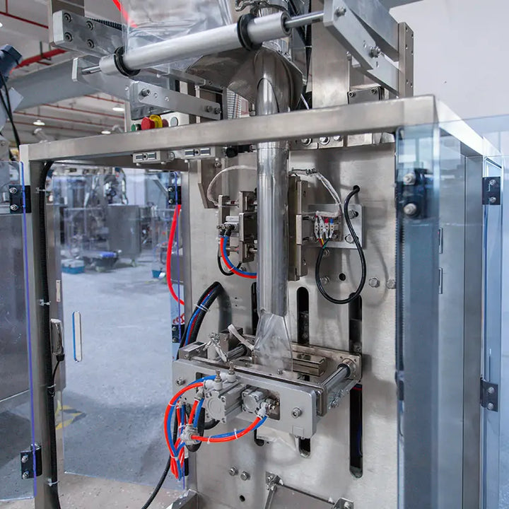 Automatic Powder Vertical Filling and Sealing Packing Machine with Auger Filler and Ribbon Coder