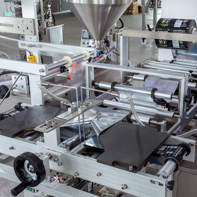 Shampoo Sachet Packing Machine | 4 Side Sealing Pouch Vertical Packing Machine