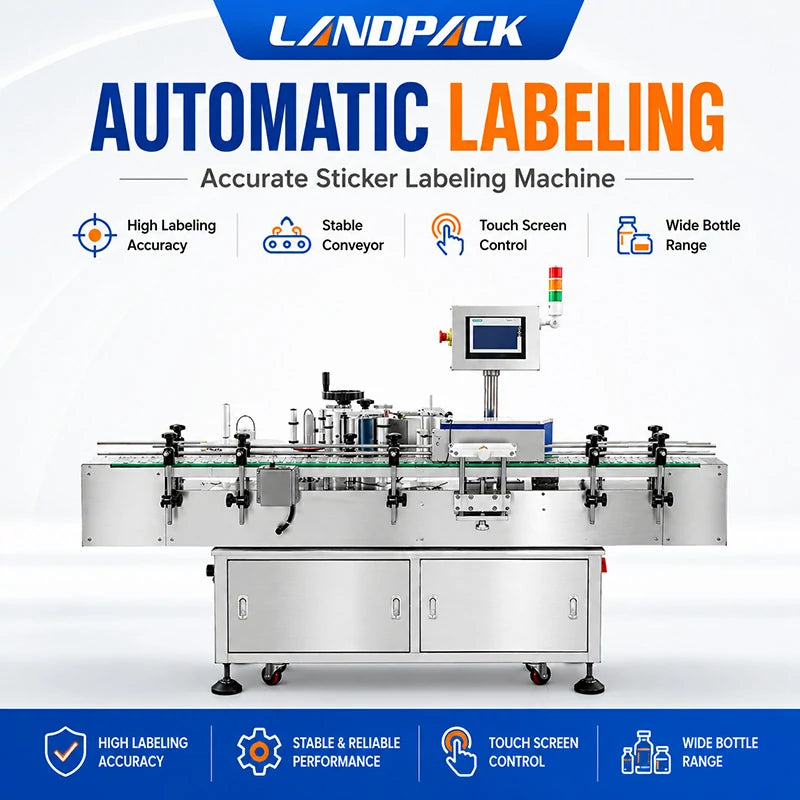 Fully Automatic Pharma Tablet Capsule Bottle Counting Filling Sealing and Labeling Packaging Line