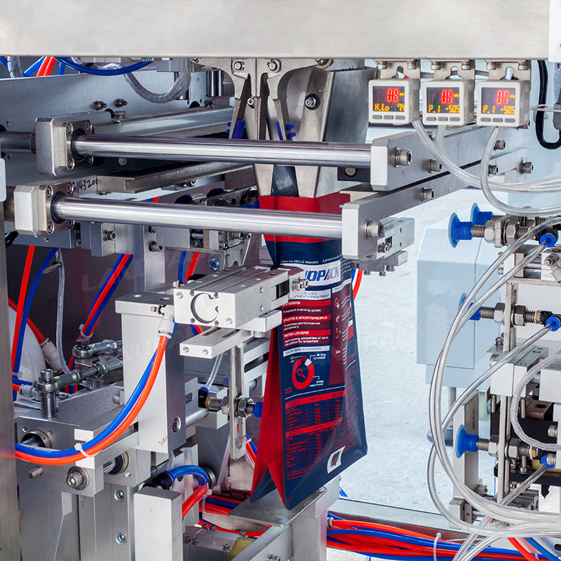 Automatic Premade Bag Beef Jerky Packing Machine With Multihead Weigher