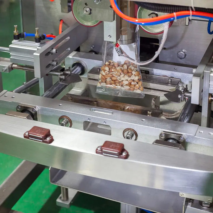 Automatic Coffee Bean Coffee Powder Doypack Packing Machine with Metal Detector and Checkweigher