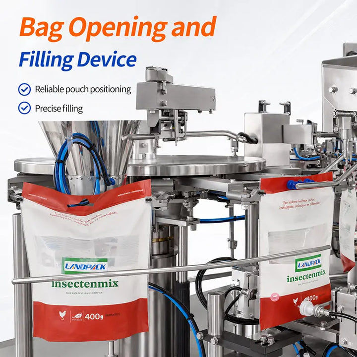 Automatic Roasted Coffee Beans Rotary Doypack Packing Machine with 14-Head Weigher
