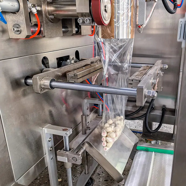 Automatic Frozen Food Meatball Packing Machine with Multihead Weigher and Checkweigher