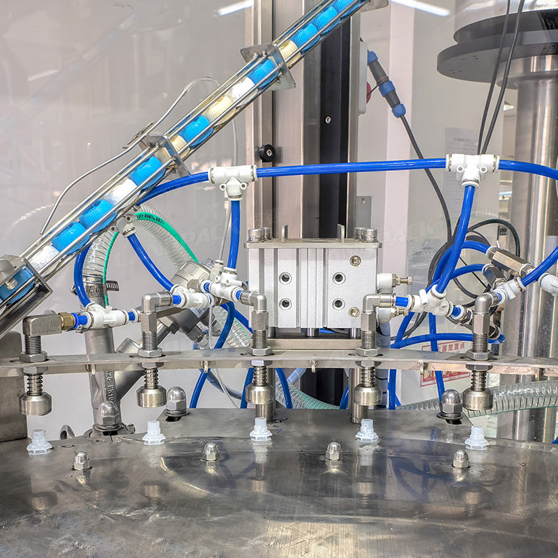 Spout Pouch Filling Capping Machine With CIP and Pouch Feeding System