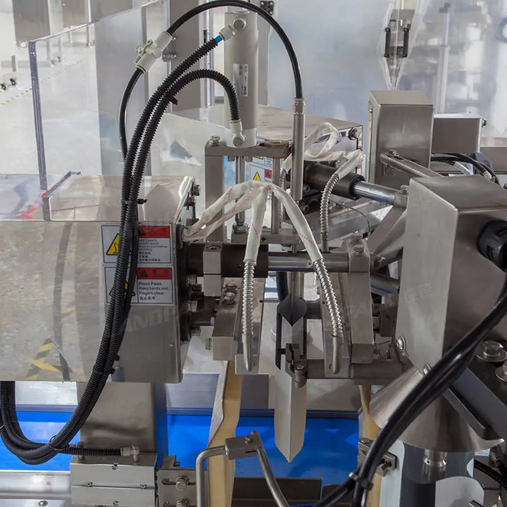 Automatic Retort Pouch Viscous Sauce Pre-Cooked Food Rotary Packaging Machine