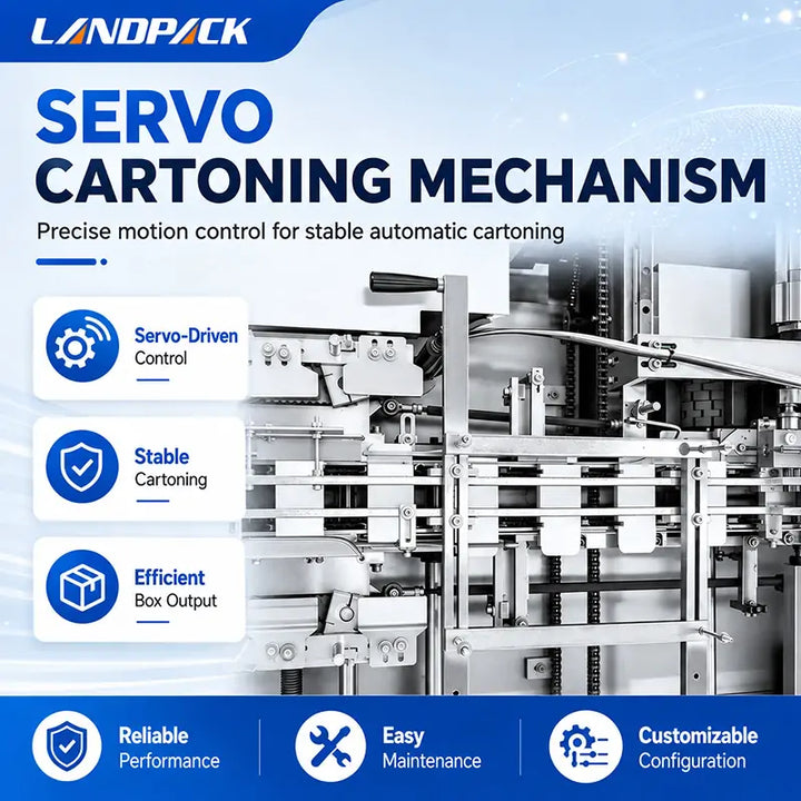 High-Speed Multi-Lane Powder Stick Pack Packaging Counting and Cartoning Machine Line