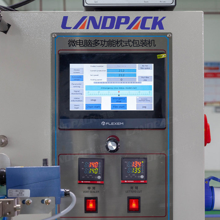 High Speed Candy Flow Wrapping Packing Machine With Turnable Feeder