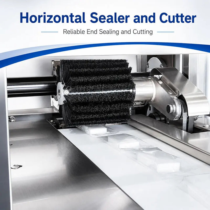 High-Speed Automatic Candy Flow Wrapping Machine with Feeding and Sorting System