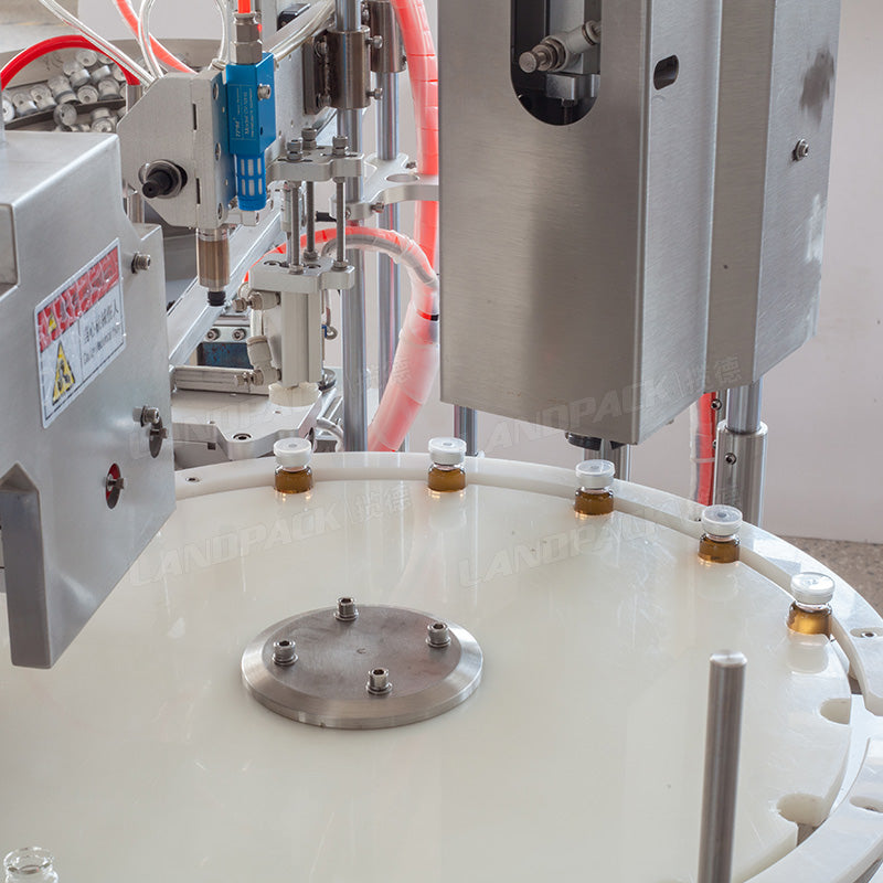 Tabletop Vial Filling And Capping Machine For Pharma Drug