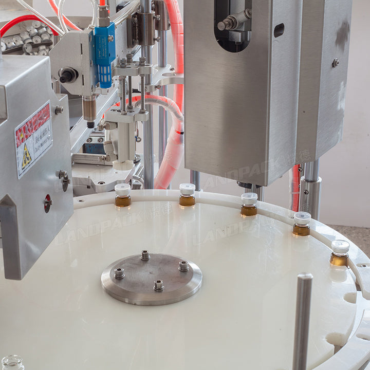 Tabletop Vial Filling And Capping Machine For Pharma Drug