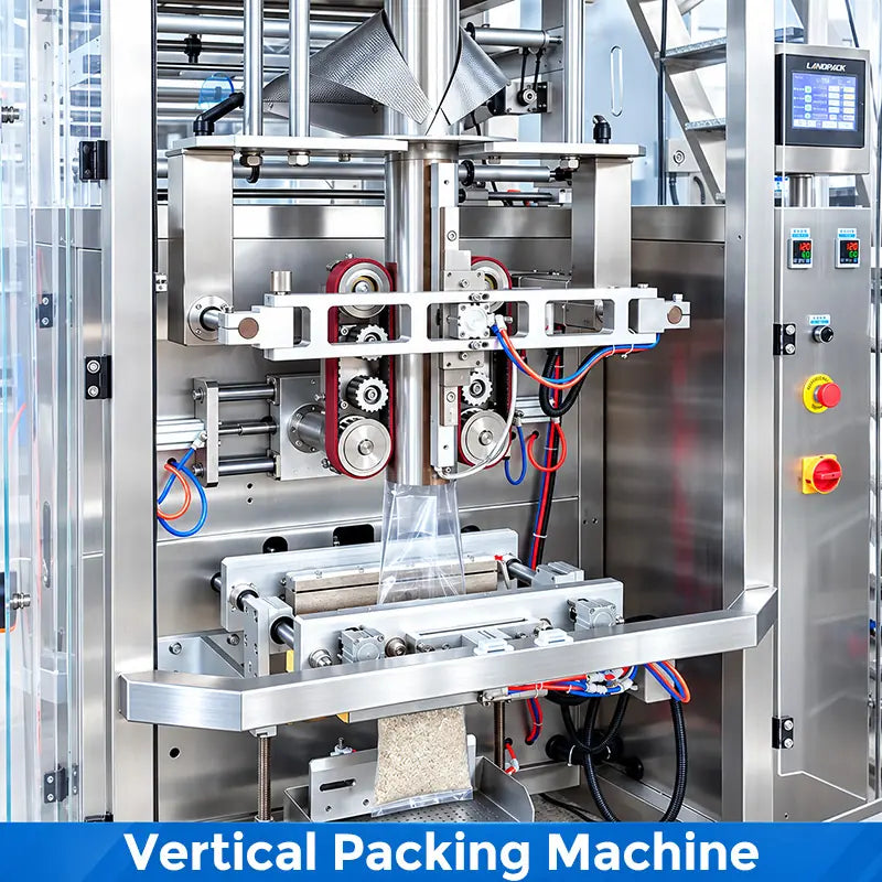 Automatic Food Grains and Rice Packing Machine with Linear Weigher and Metal Detection
