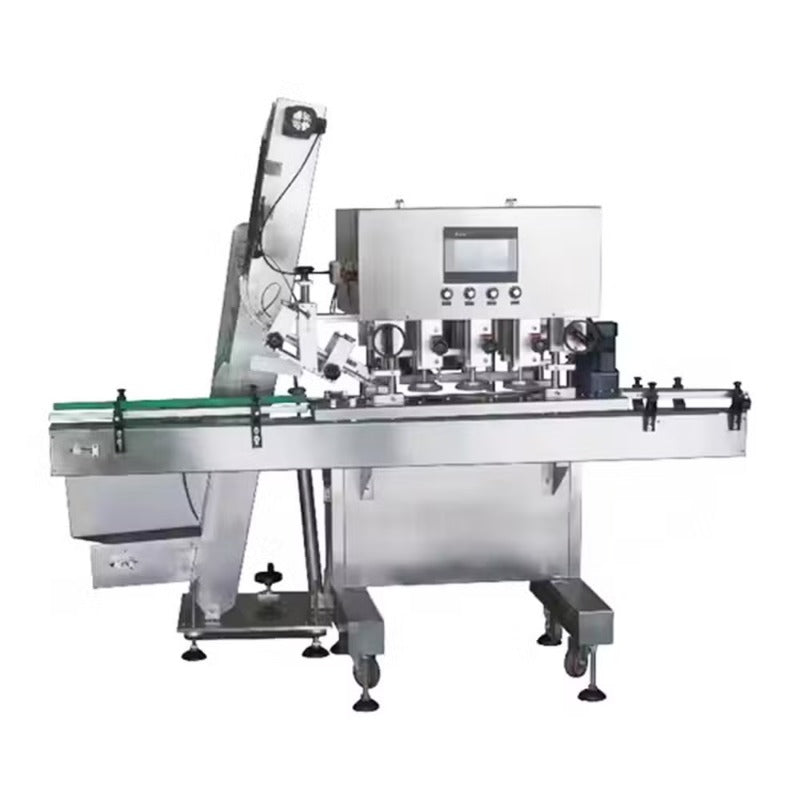 Automatic Capsule Pill Tablet Gummy Counting Capping Labeling Machine Packing Line