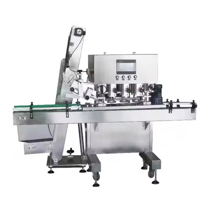 Automatic Capsule Pill Tablet Gummy Counting Capping Labeling Machine Packing Line