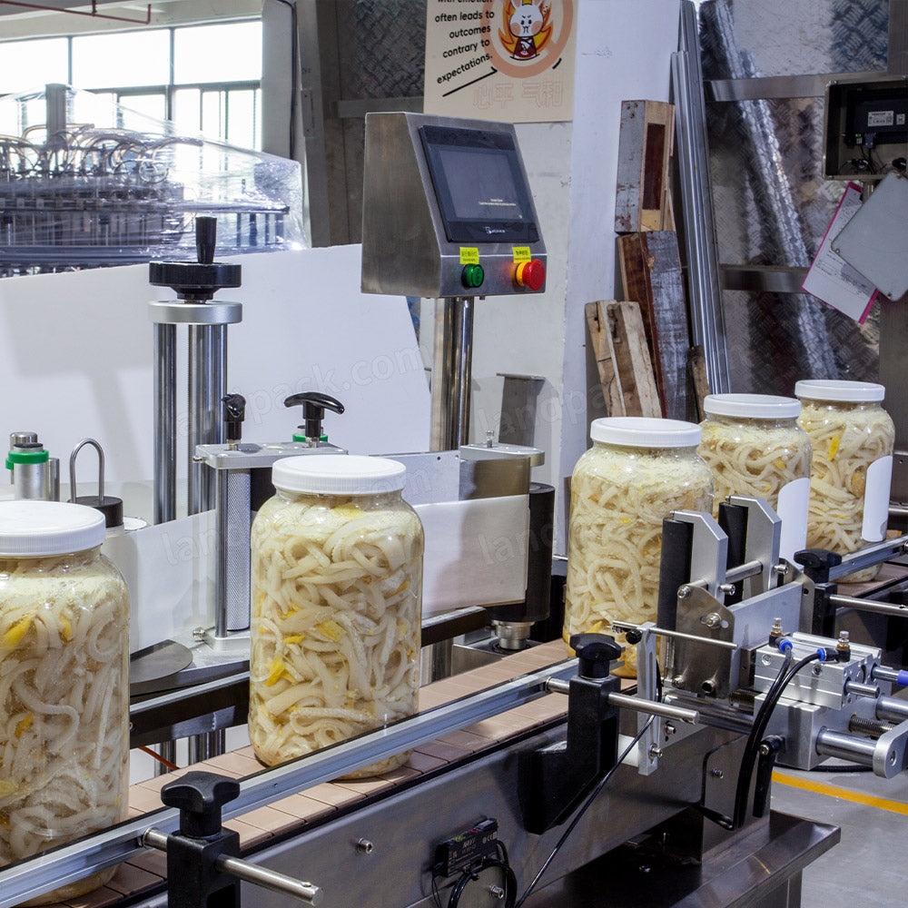 High Accuracy Pickled Achar Filling Capping and Labeling Line