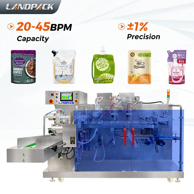 Automatic Viscous Liquid Horizontal Premade Pouch Spout Pouch Packing Machine