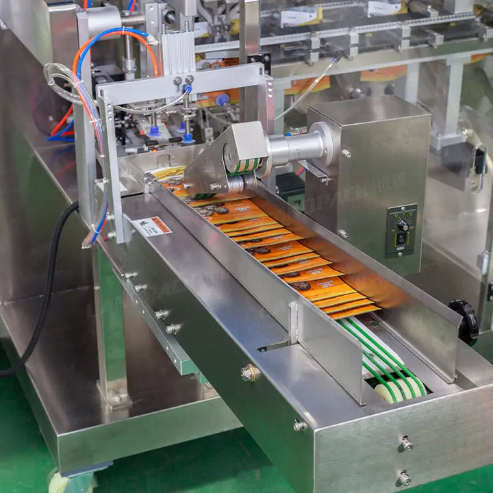 Automatic Coffee Bean Coffee Powder Doypack Packing Machine with Metal Detector and Checkweigher