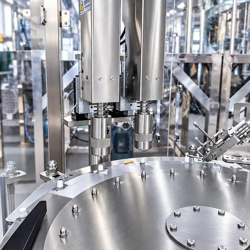 Automatic Liquid Rotary Spout Pouch Filling Machine with Dual Piston Filling and Capping