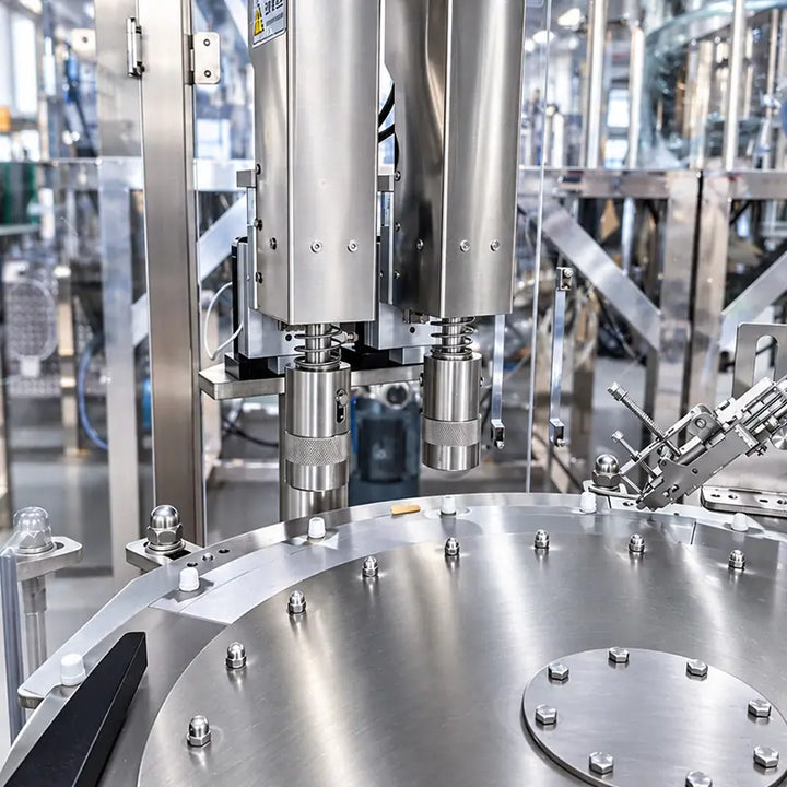 Automatic Liquid Rotary Spout Pouch Filling Machine with Dual Piston Filling and Capping