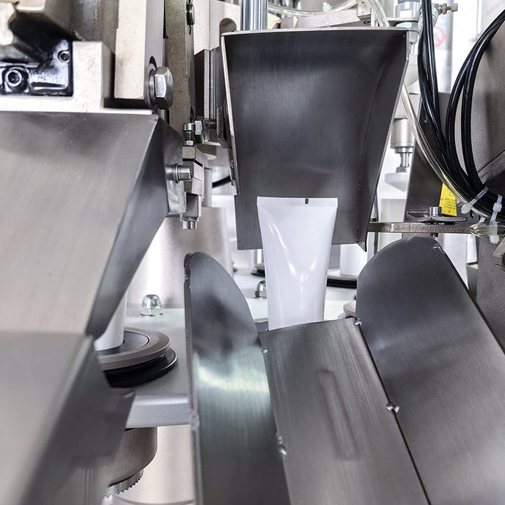 High-Speed Automatic Wall Putty Paint Plastic Tube Filling and Sealing Machine with Chiller