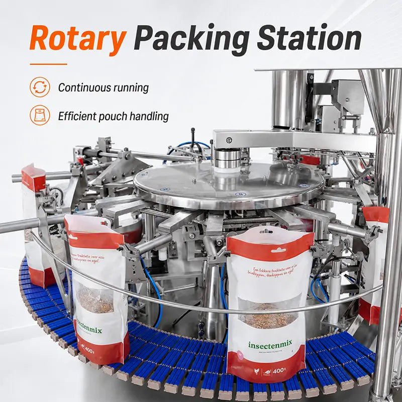 Automatic Roasted Coffee Beans Rotary Doypack Packing Machine with 14-Head Weigher