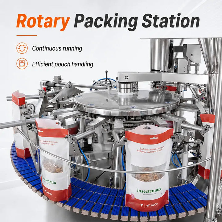 Automatic Roasted Coffee Beans Rotary Doypack Packing Machine with 14-Head Weigher