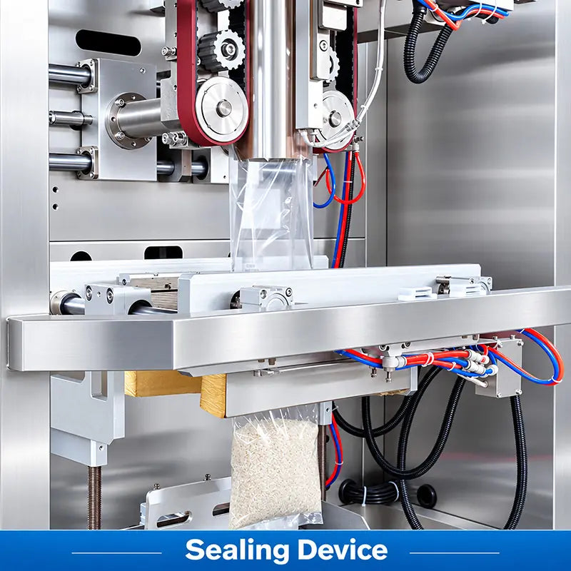 Automatic Food Grains and Rice Packing Machine with Linear Weigher and Metal Detection