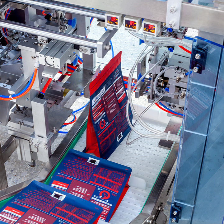 Automatic Premade Bag Beef Jerky Packing Machine With Multihead Weigher