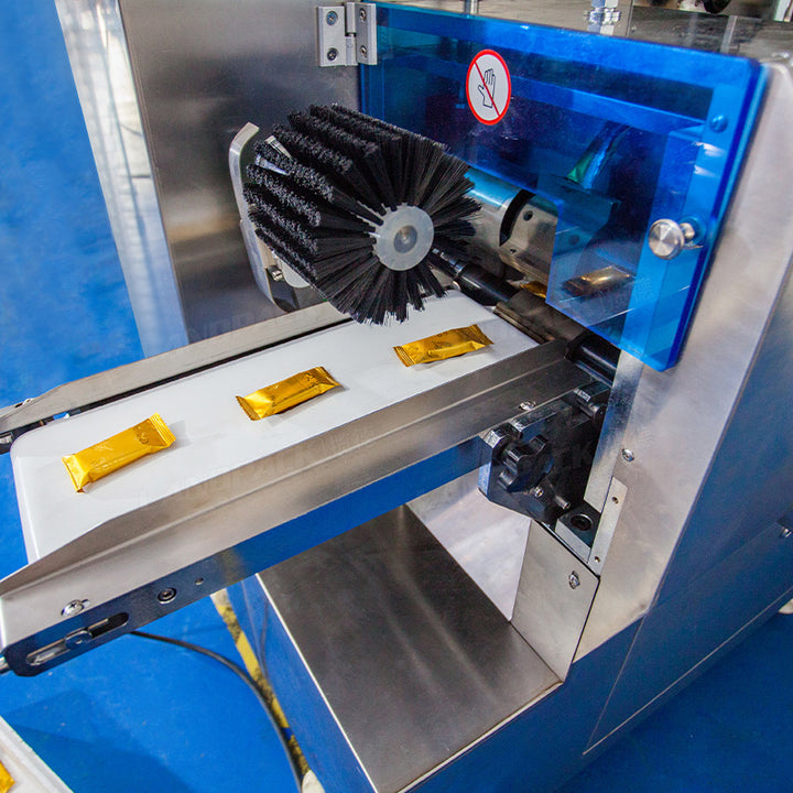 Automatic Biscuit Feeding Packing Line | Chocolate Bar Cookie Packaging System