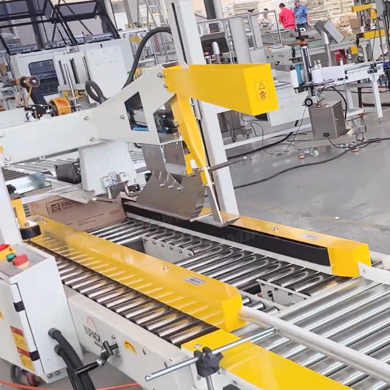 Automatic Case Packing System Case Erector Sealing Taping Packing Lines