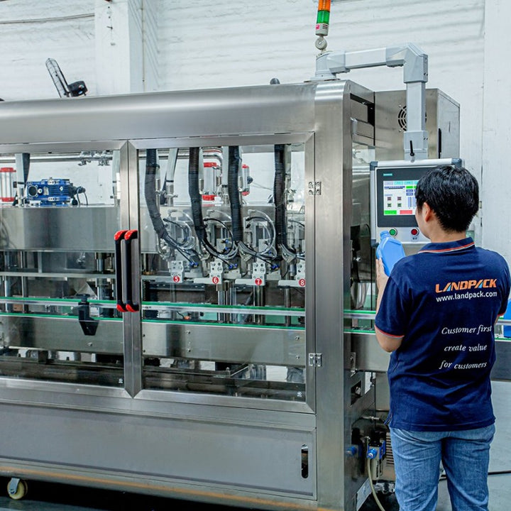 Automatic 8 Head Gear Pump Peanut Butter Tracking Filling Machine