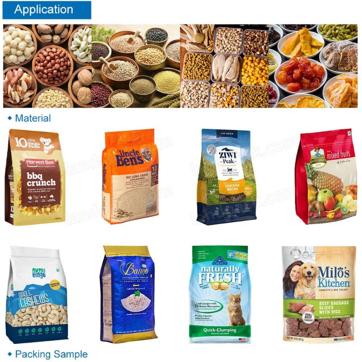 Fully Automatic Granule Stand-up Pouch Mini Doypack Filling Packing Machine