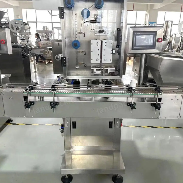 Automatic Tablets / Pills / Gummy / Capsule Bottle Counting Capping Labeling Machine Line